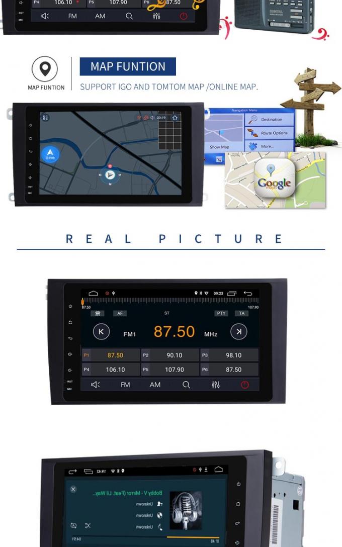 Reproductor de DVD del coche del mapa de GPS MP4 MP3 DTV Navitel Igo con el sistema de navegación