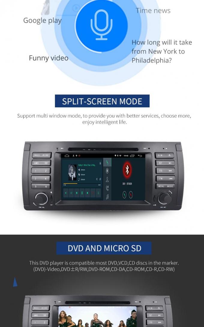 Sistema de multimedias BMW en el reproductor de DVD 4GB DDR3 RAM de la rociada con de alta frecuencia