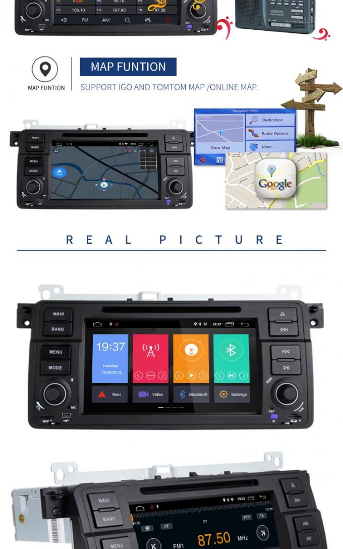 Reproductor de DVD estéreo Android 8,1 de BMW GPS del audio para el automóvil con la radio del MP3 MP5 FM