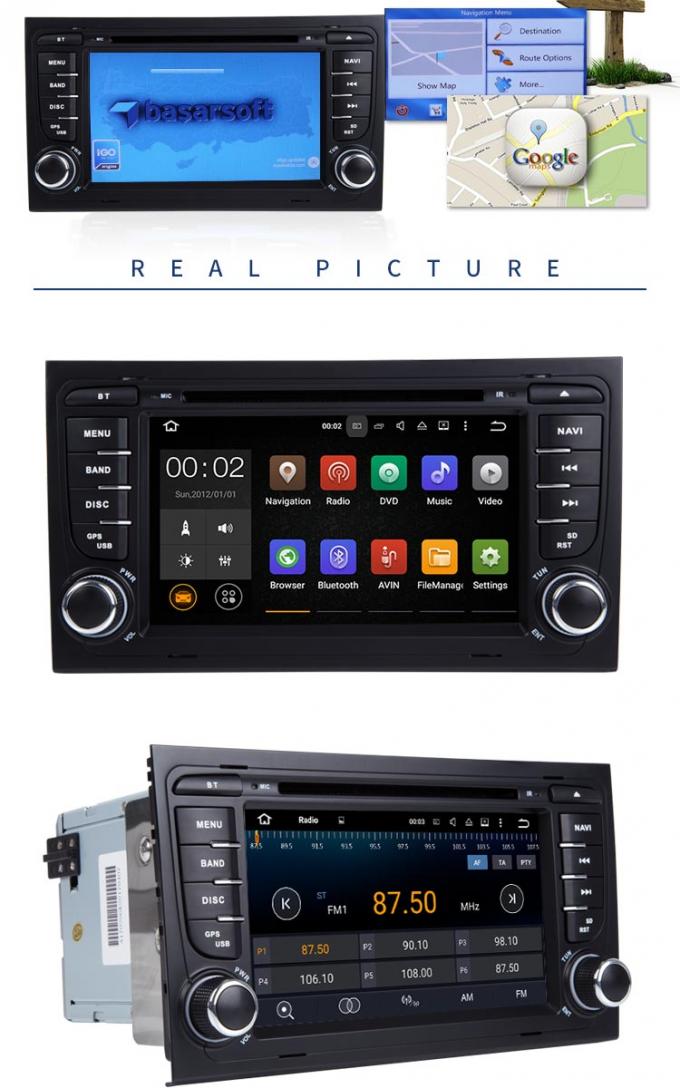 Reproductor de DVD del coche del control del volante del coche con el sistema de navegación Android 7,1