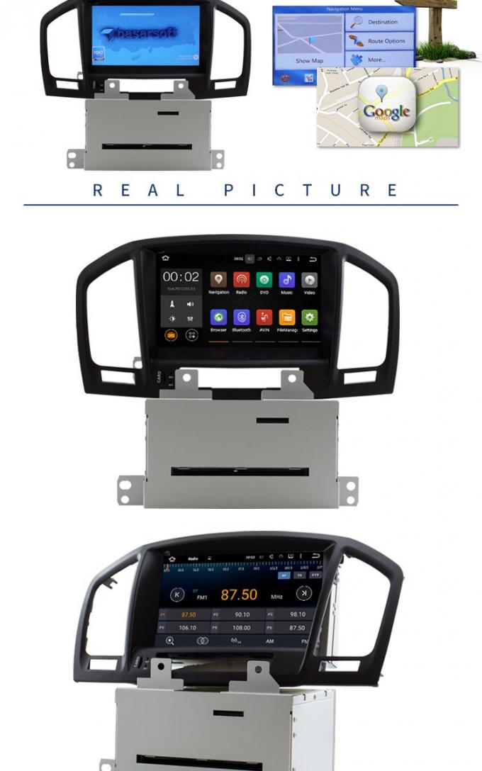 Android 7,1 insignias del reproductor de DVD de la radio de coche de Opel con la radio de las multimedias