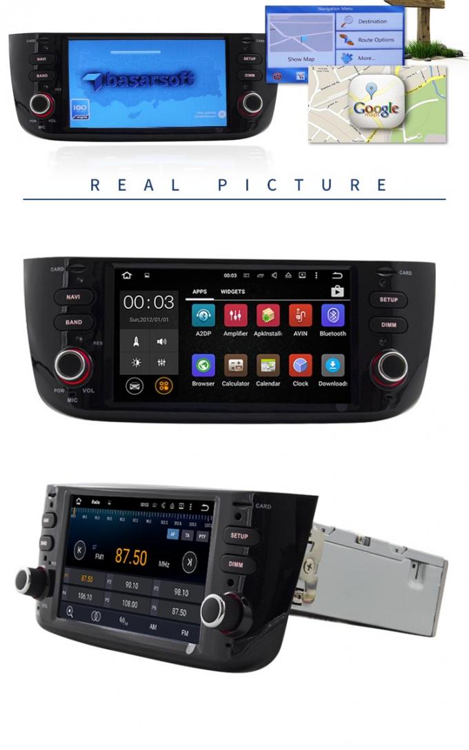 Reproductor de DVD de la pantalla táctil de la radio de coche de Android 7,1 con 3g el wifi BT FM