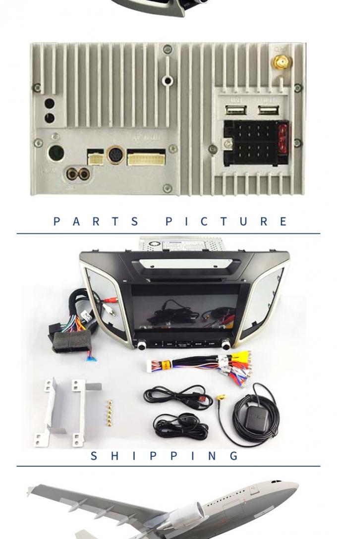 Sistema de multimedias video AUX. del DVD de Hyundai Santa Fe PX5 8*3Ghz quad-core