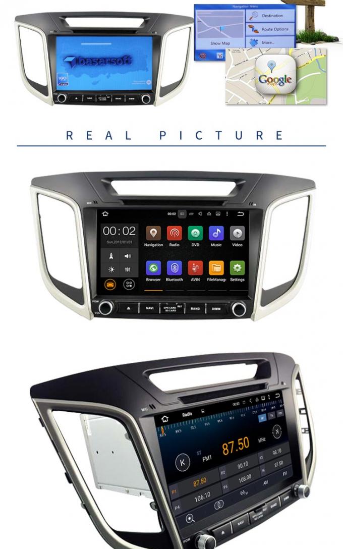 Ayuda incorporada del vínculo del espejo del reproductor de DVD del coche de Hyundai del sistema de navegación GPS