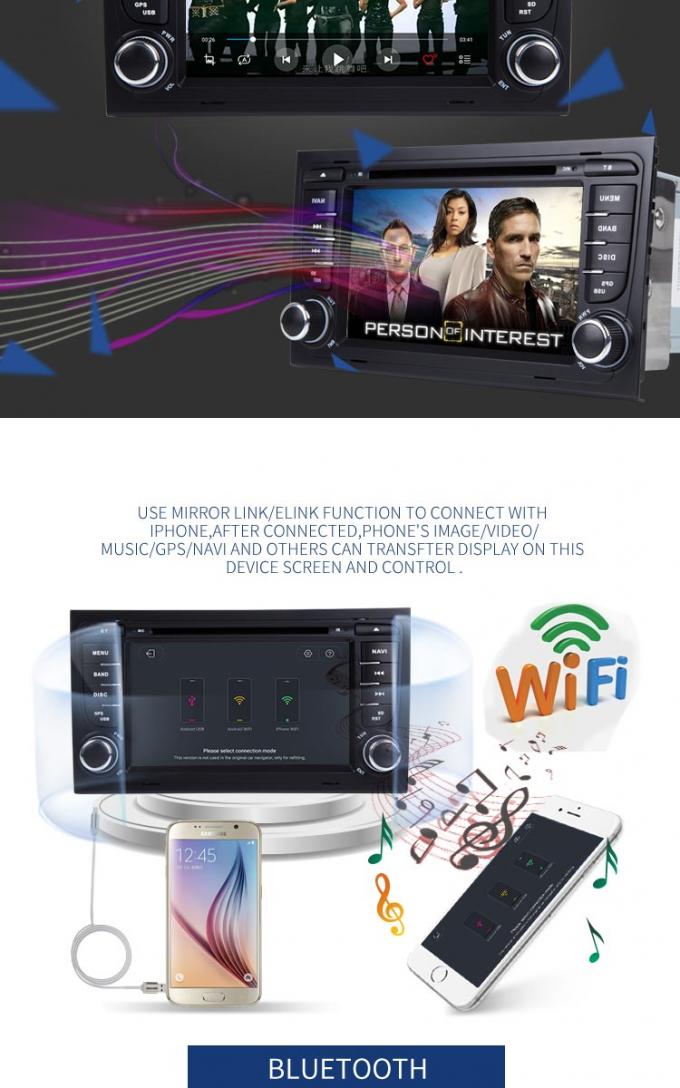 Reproductor de DVD Android 8,1 del coche de Audi de la pantalla táctil de 7 pulgadas con el puerto de USB de la TV GPS
