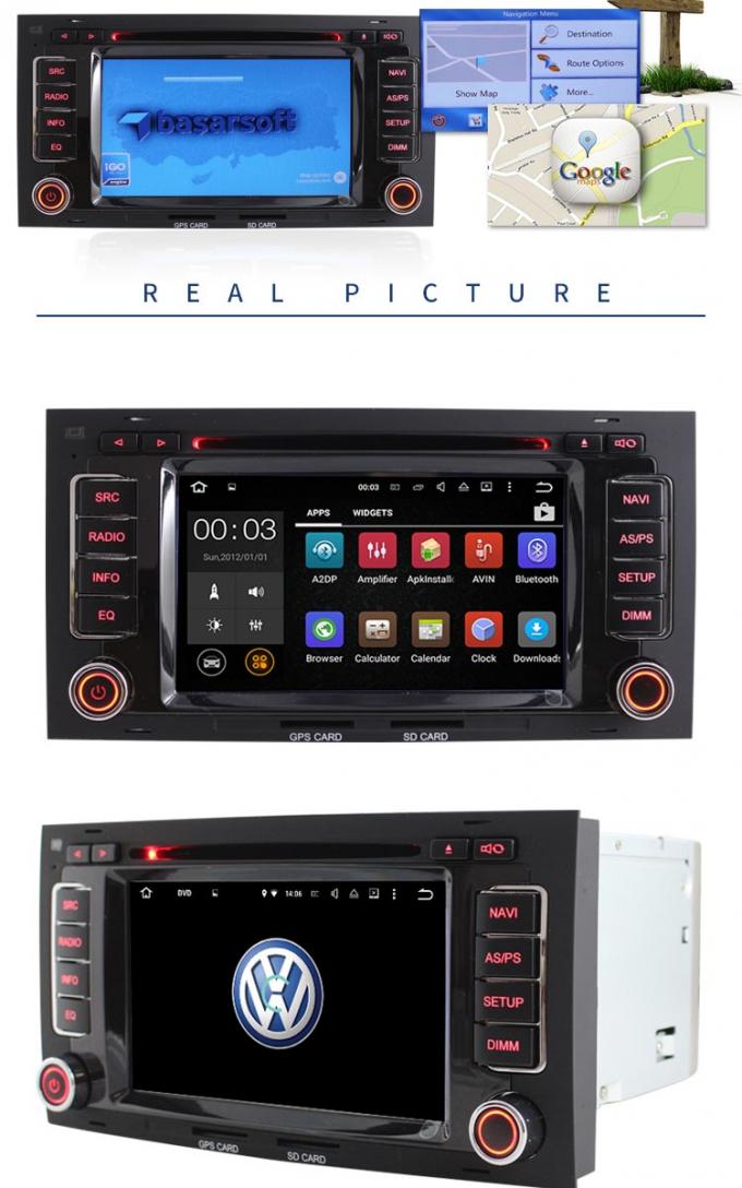 Reproductor de DVD Touareg de Volkswagen del coche de Android 7,1 con la cámara BT WIFI FM