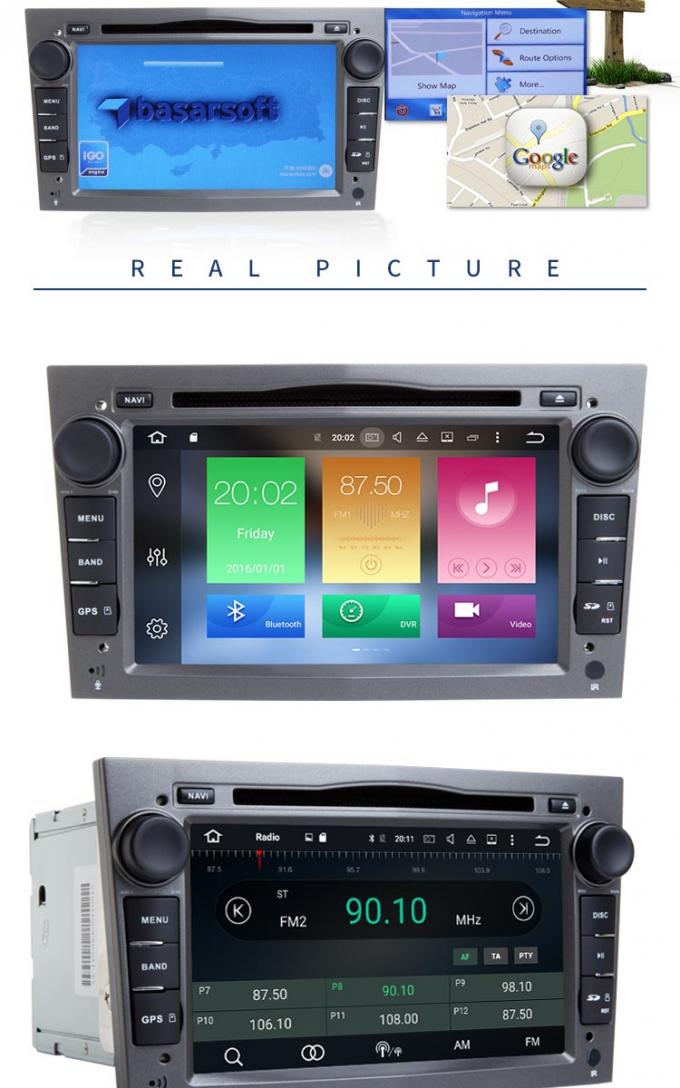 Reproductor de DVD de la radio de coche de Android 8,0 Vectra Opel con el mapa libre de radio del OBD BT