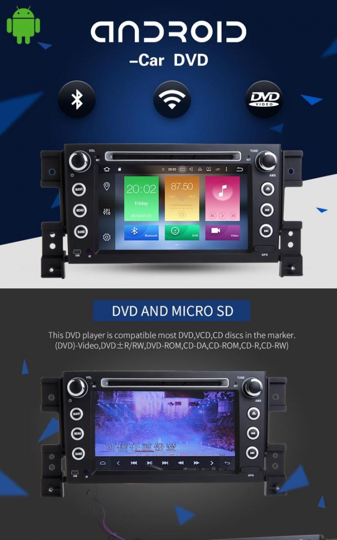 Reproductor de DVD video del coche de SUZUKI de las multimedias de Android 8,0 para GRAND VITARA