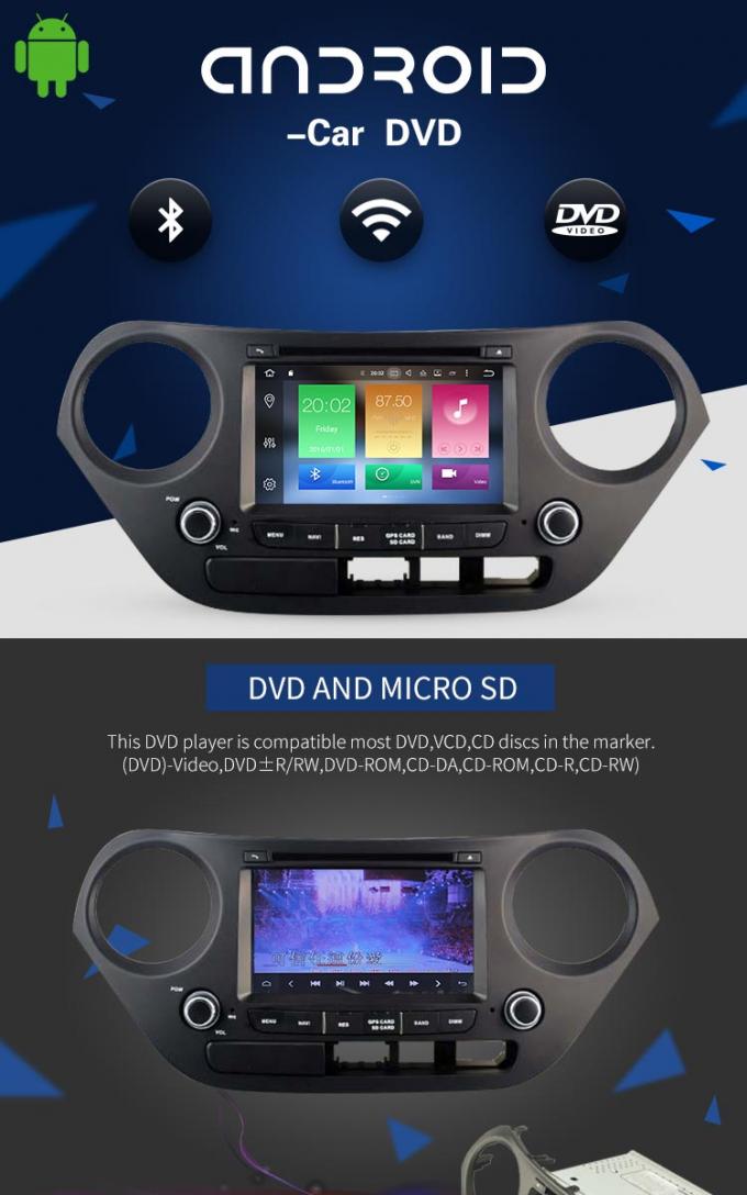 Reproductor de DVD del vínculo SWC Hyundai Elantra del espejo, reproductor de DVD incorporado del Portable de GPS Hyundai
