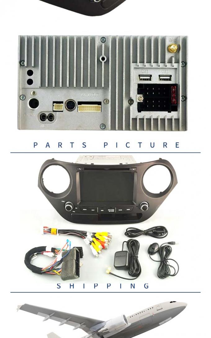 Reproductor de DVD original de los Gps de la navegación de Hyundai I30 de la interfaz de usuario del coche con el sintonizador de radio